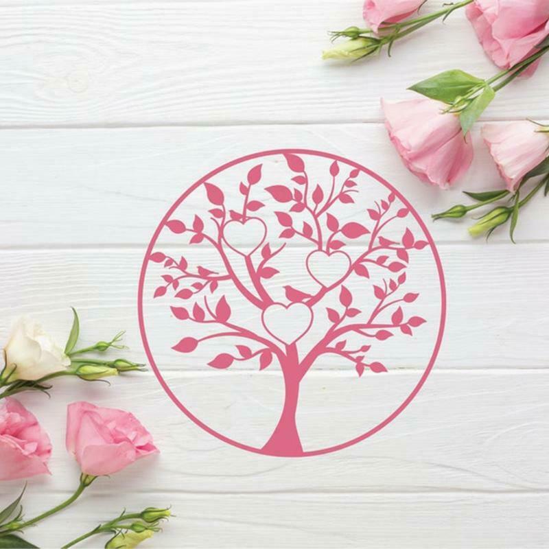 Round Tree Metal Cutting Dies Stencil DIY Scrapbooking Album Paper Card Template