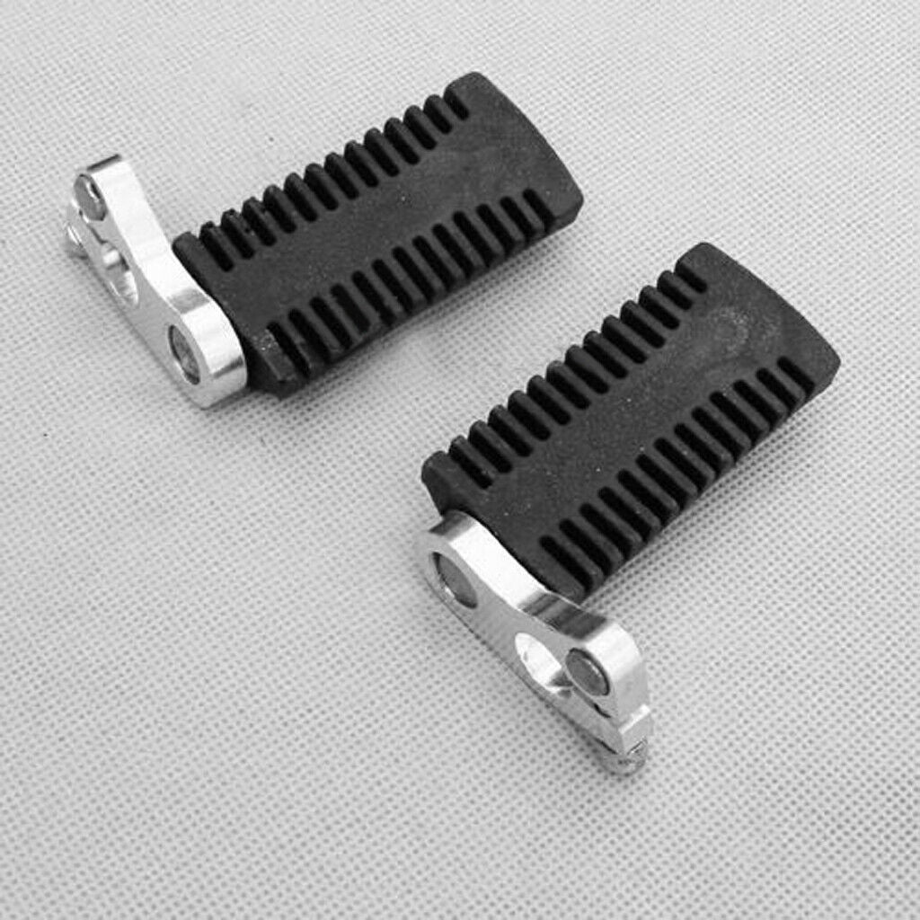 4PCS Passenger Footpegs Rear Rest Peg Pedals For 43cc 47cc 49cc Pocket Bike