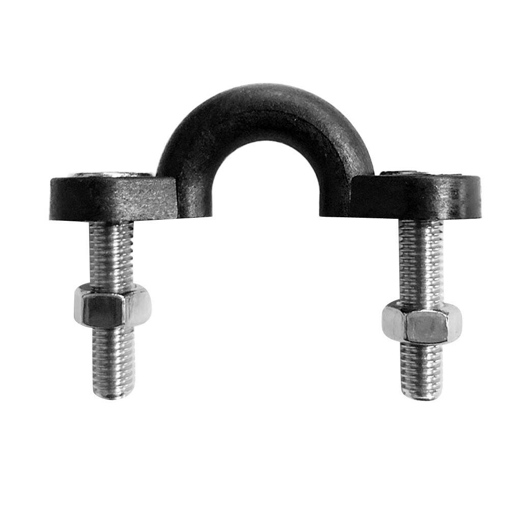 10x Nylon Kayak Canoe Bungee Deck Loop Pad Eye & Stainless Steel Screw Nuts