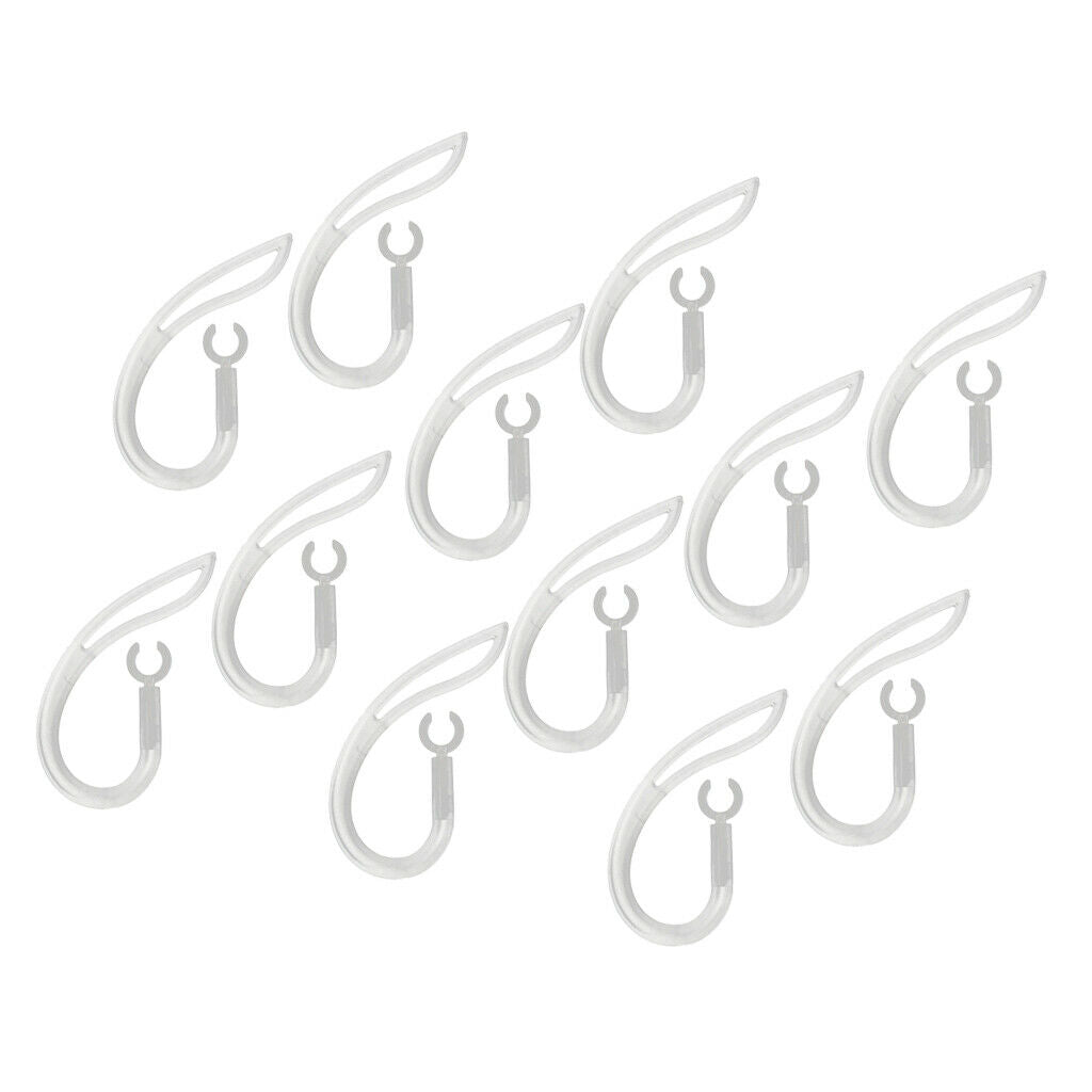 12 X Universal 6mm Ear Hook Clip Clamp Ear Hook For Bluetooth Headset