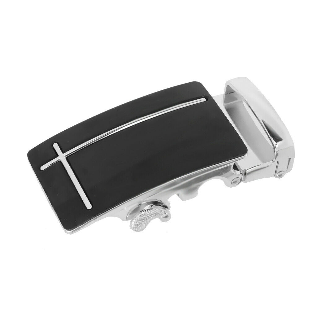 Automatic 2-piece Ratchet Buckle For Men's Leather