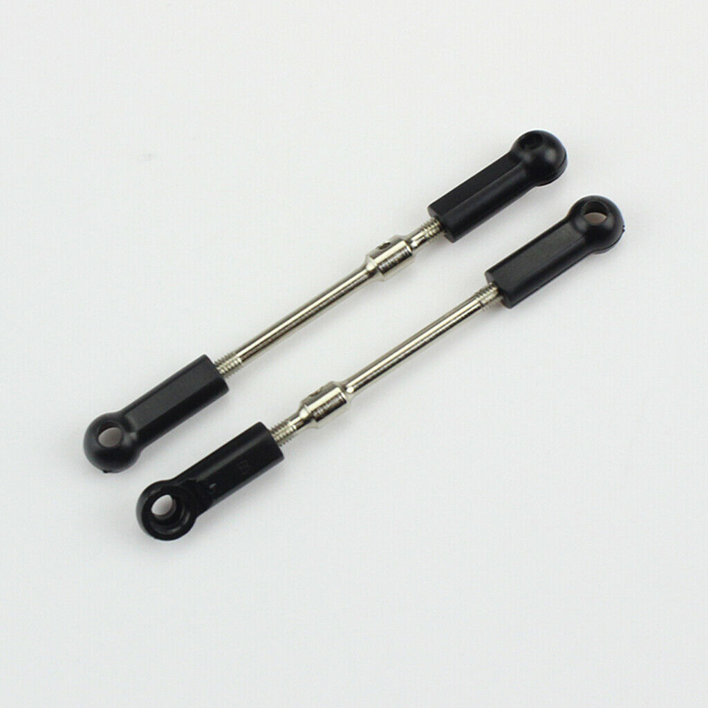 2Pcs RC Car Steering Servo Linkages Pull Rod for Wltoys 104001 1/10 RC Car