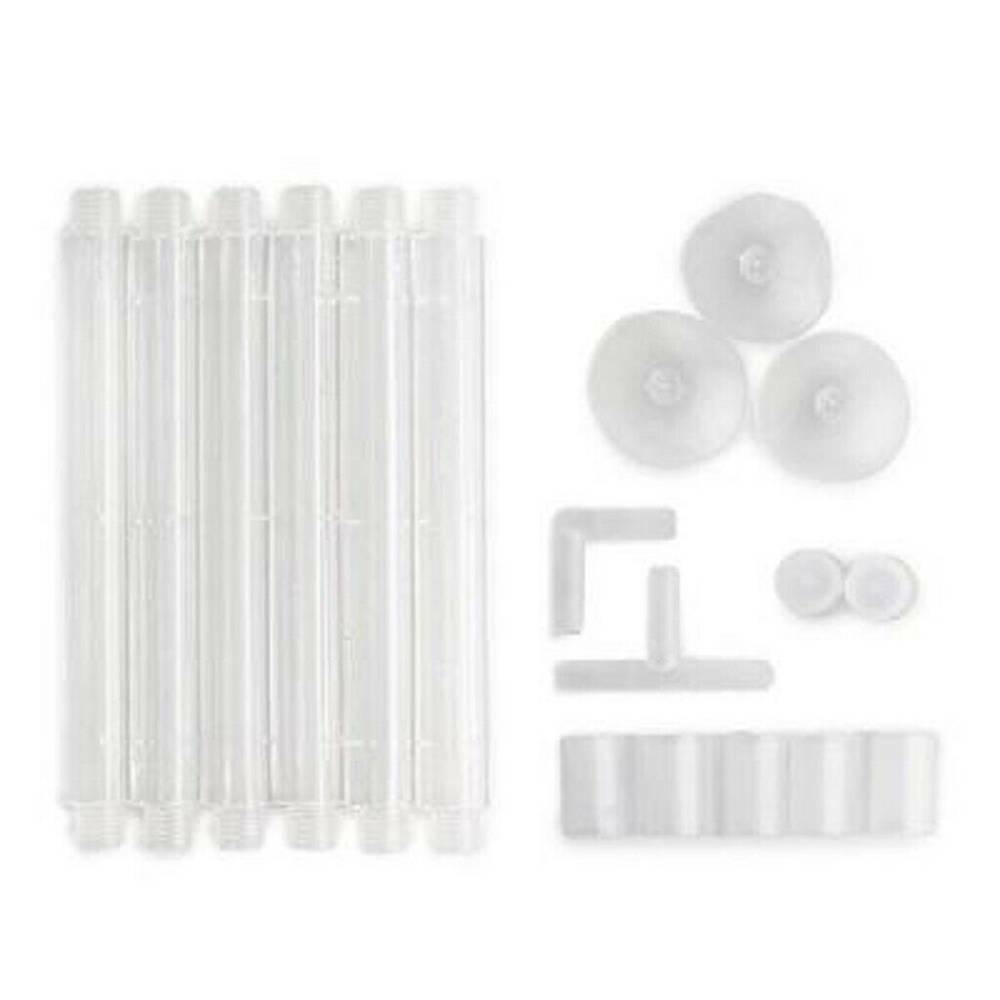 US_Aquarium Fish Tank Pump Accessories Mini Air Bubble Stone Tube Oxygen Aerator