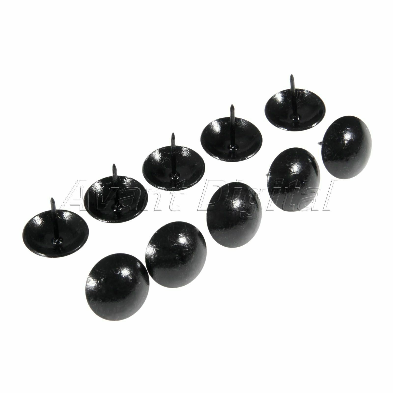Furniture Hardware Sofa Black Tack Studs Pins Jewelry Box Upholstery Nails 10X