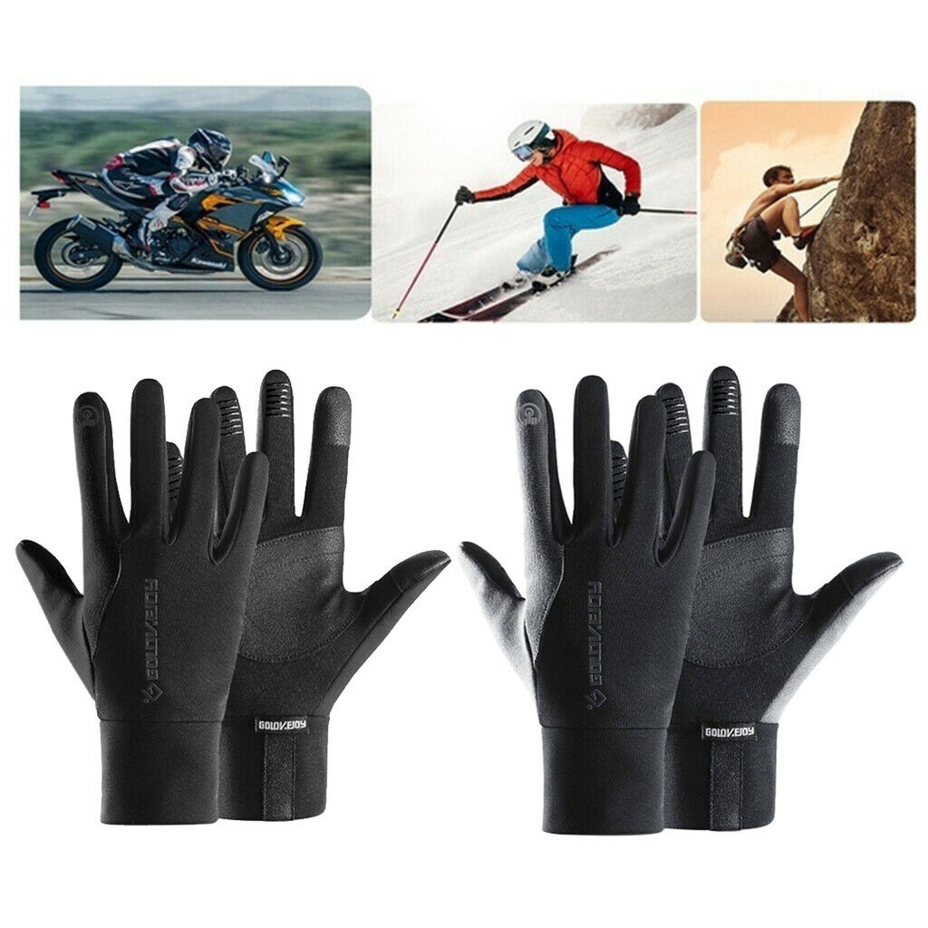 Cycling Gloves Gloves Touchscreen Gloves Waterproof for Hiking Skiing L