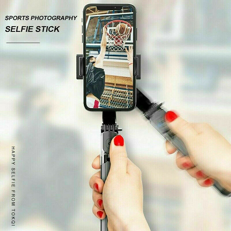 L08 Anti-Shake Mobile Phone Selfie Stick Holder Handheld Grip Stabilizer Tripod