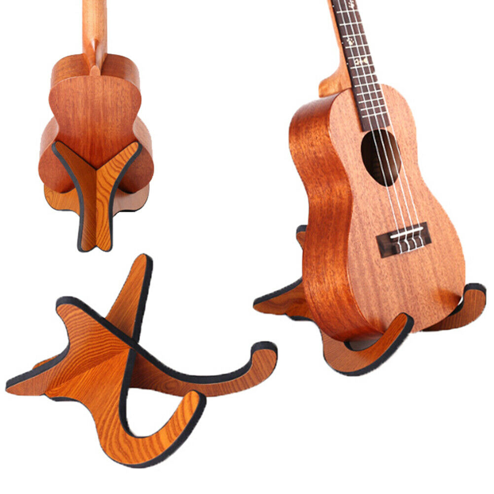Ukulele Holder Stand Wooden Guitarra Accessories Stand Instrument Accessories Tt