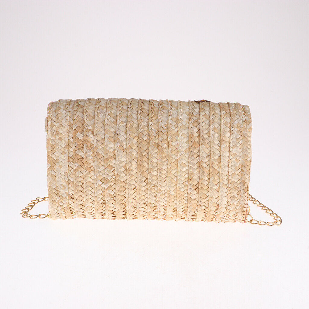 Rattan Straw Woman Tote Bags for Beach Sea Shopper Style 2