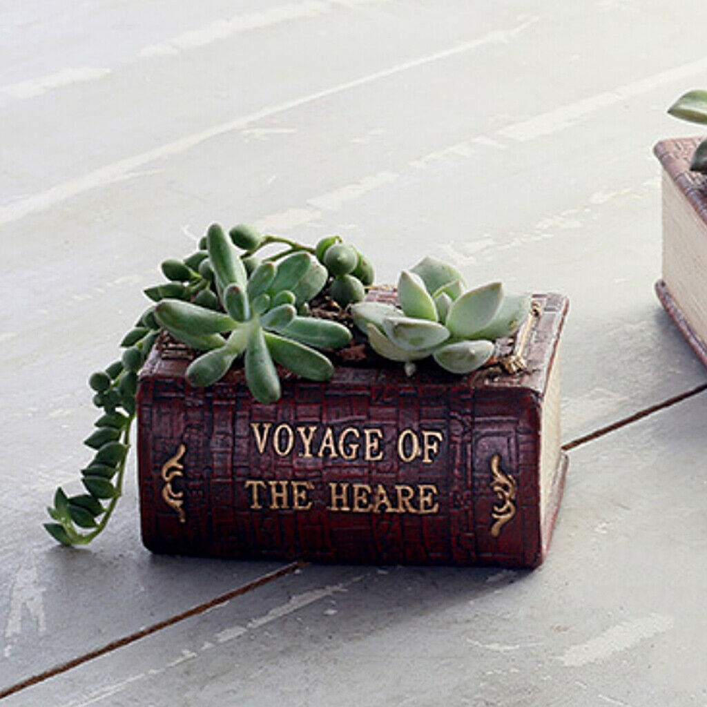 Succulent Pots Cactus Plant Pots Mini Flower Pots Book Shape,  for Indoor And