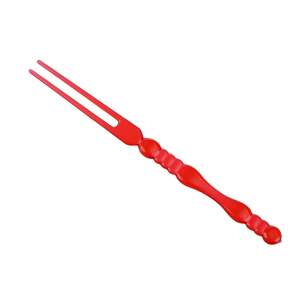 100Pcs Disposable Plastic Fruit Cake Dessert Fork Picks Party Tableware De_DD