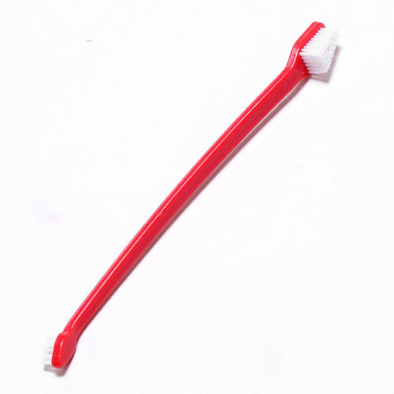 Dual End Dental Tooth Brush * Dog Cat Pet Grooming Clean Washing.l8