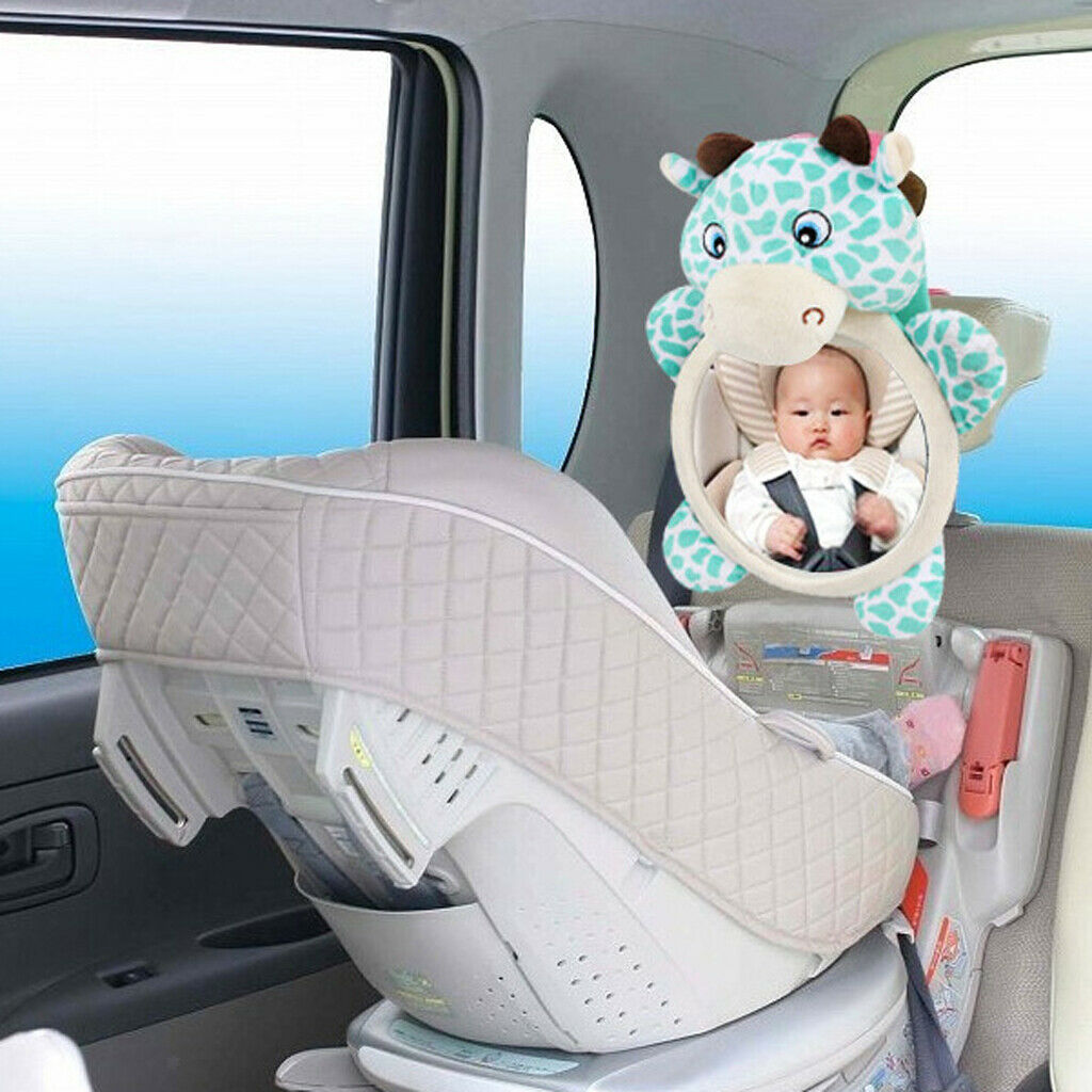 Soft Cow Baby Car Seat View Mirror Rear Reflection Back Seat Rearview Safety