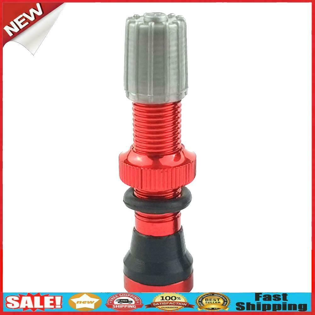 44mm American Valve for MTB Road Bike Aluminum Tubeless Valve Stem (Red)  @