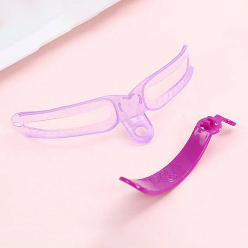 Plastic Eyebrow Stencil Shaping Grooming Assistant Make Up Template Shaper