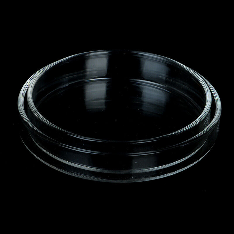 Clear Glass Shrimp Feeding Food Dish Feeder Tray Round Container Aquari.l8