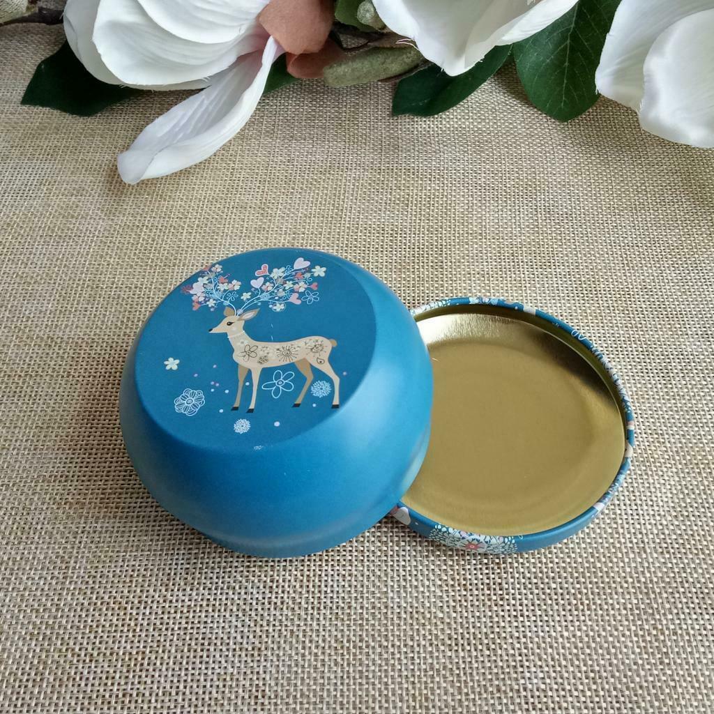 Prettyia Tins Box Art Craft Storage Container DIY Candle Holder Box