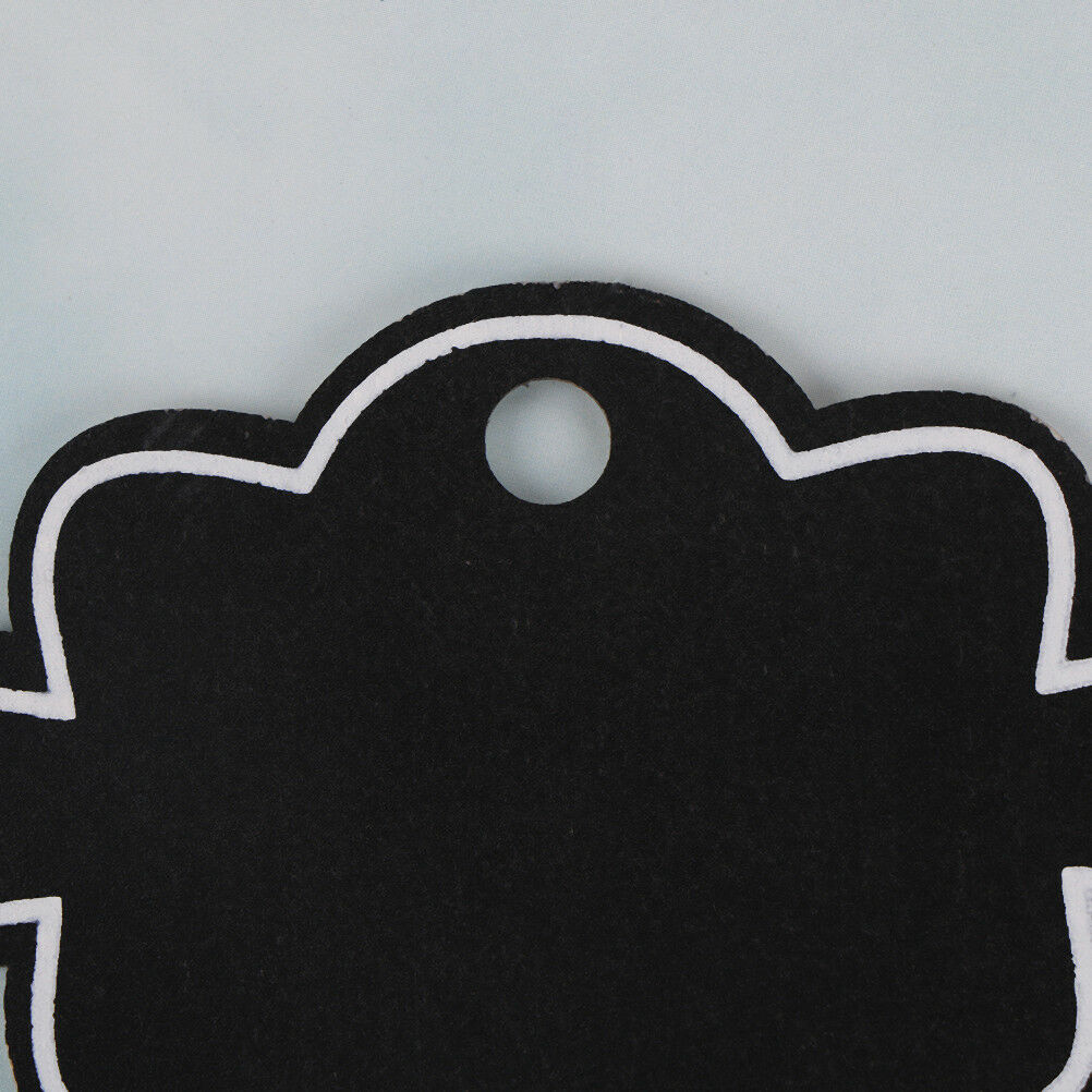 10x Mini wooden wedding blackboard chalkboard hanging message number party.l8