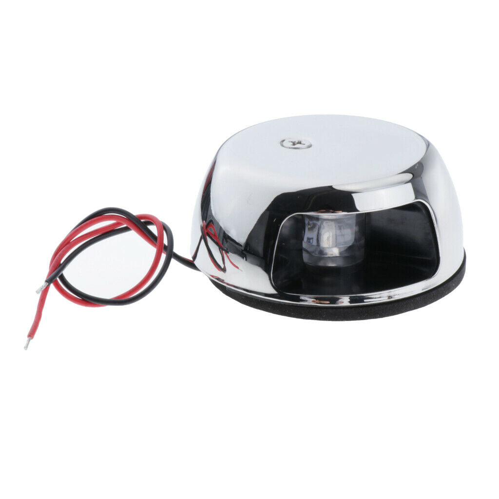 2x Boat Left+Right LED Rail Light Green&Red Pin 12V 2W Stainless Steel 68mm