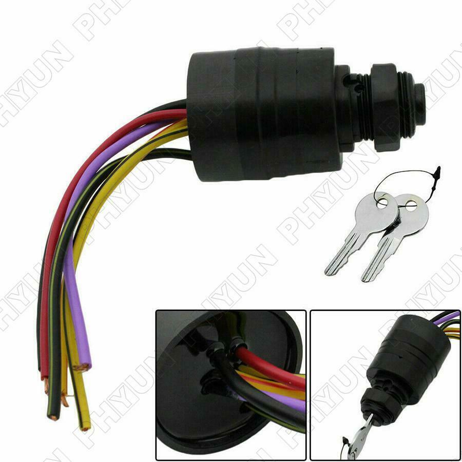 For 1994+ Mercury Part# 87-88107 7-1155 Fast Outboard Ignition Key Switch 6 Wire