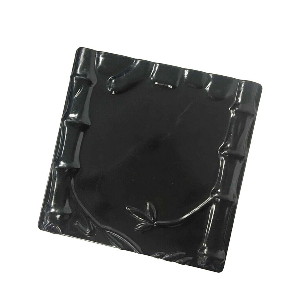 Melamine Cup Coaster Tableware Placemat Office Tea Set Accessories Black