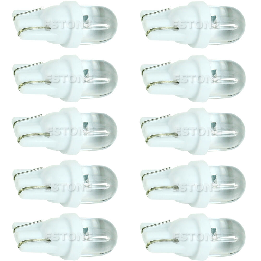 10X T10 194 168 158 W5W 501 White LED Side Auto Car Wedge Light Lamp Bulb DC 12V