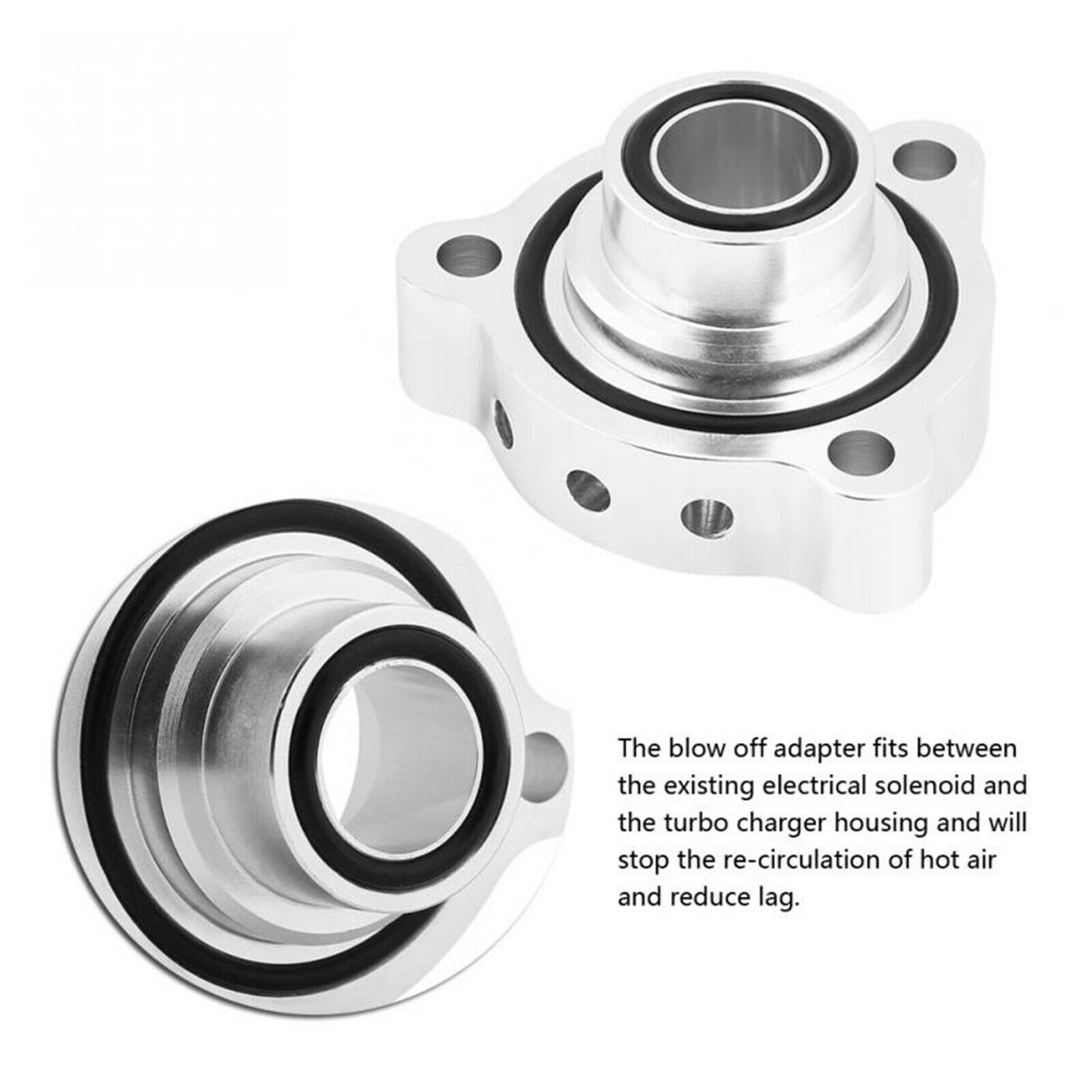 Blow Off Valve Adapter for Mini Cooper R56 R57 2007-2012 CNC Billet Aluminum