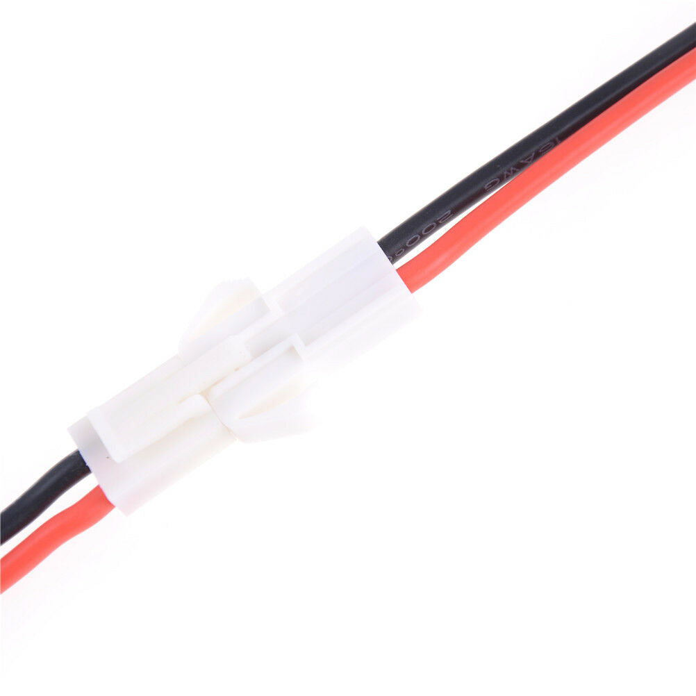 1pair Mini Tamiya Connector Male & Female 2pin Battery wire 16AW.l8