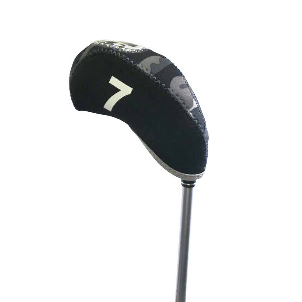 10Pcs/Pack Golf Iron Covers Set Golf Club Head Cover Golf Iron Head Covers Set