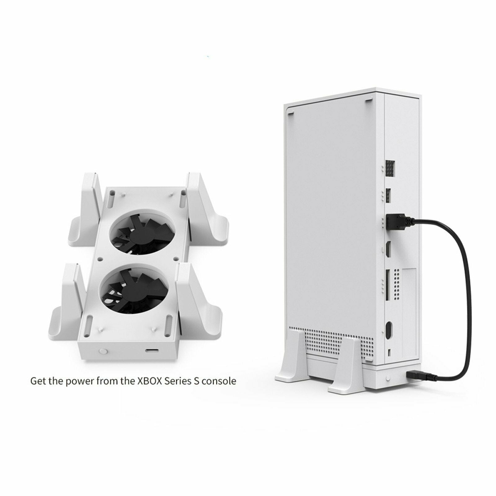 Cooling Fan Base For XBOX Series S Fan Base Engine Host Cooling Stand Radiator