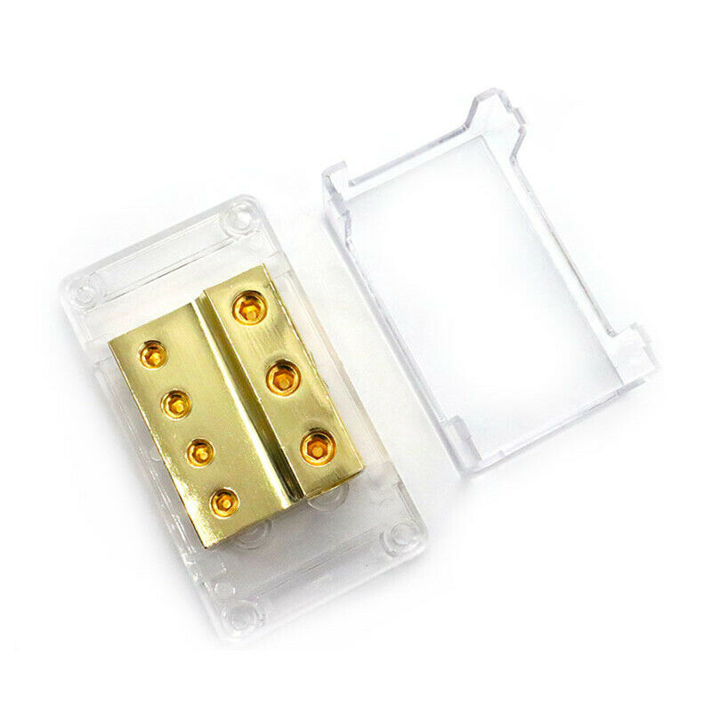 1PCS Car Audio Amplifier Pure Copper 1 Point 4/1 Output 4 Box Wiring Terminal