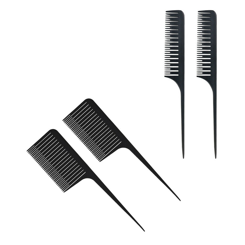 4x Sectioning Weaving Highlighting Foiling Hair Comb Highlight for Salon