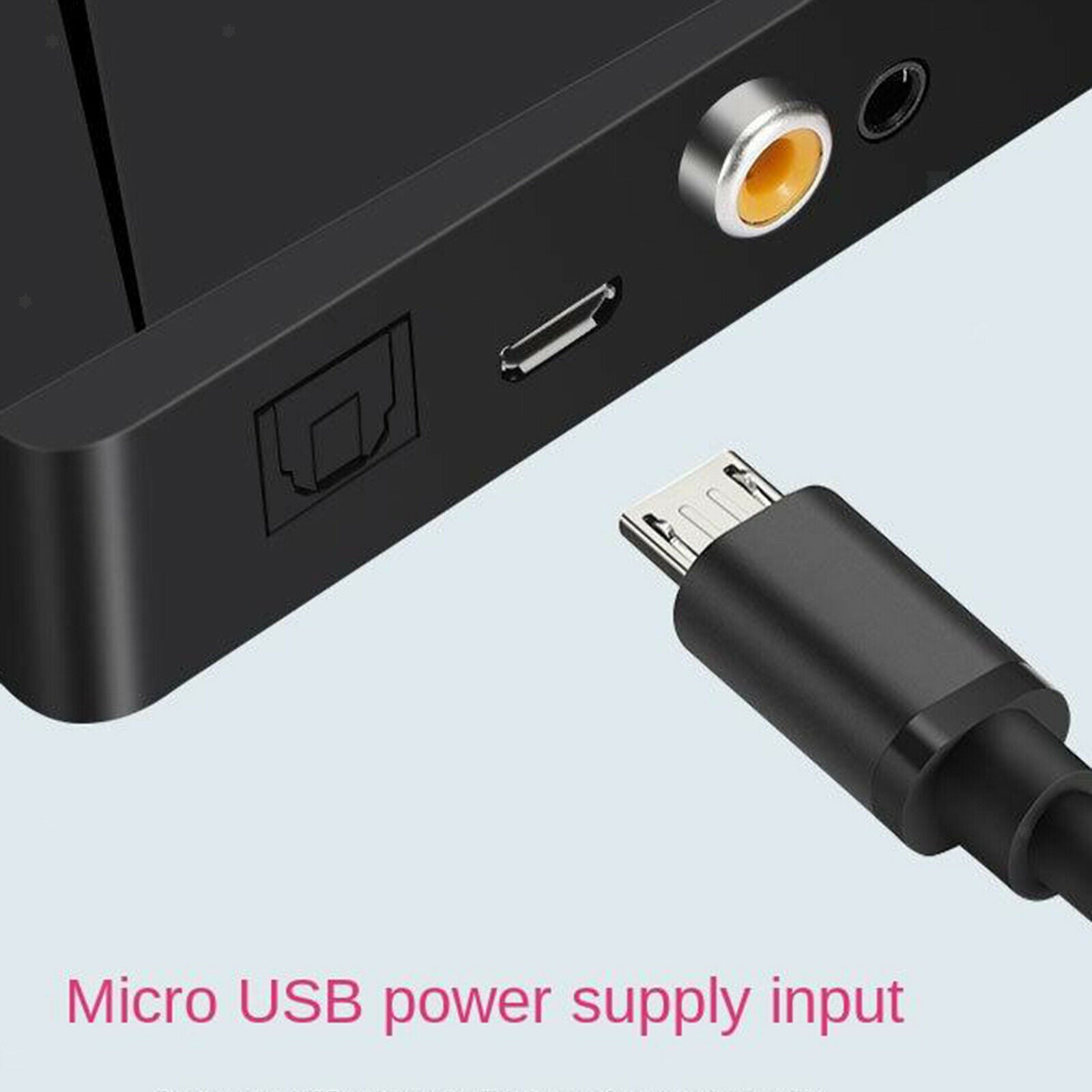 Coaxial Optical Fiber SPDIF Wireless Adapter 3.5mm AUX Stereo Music Bluetooth