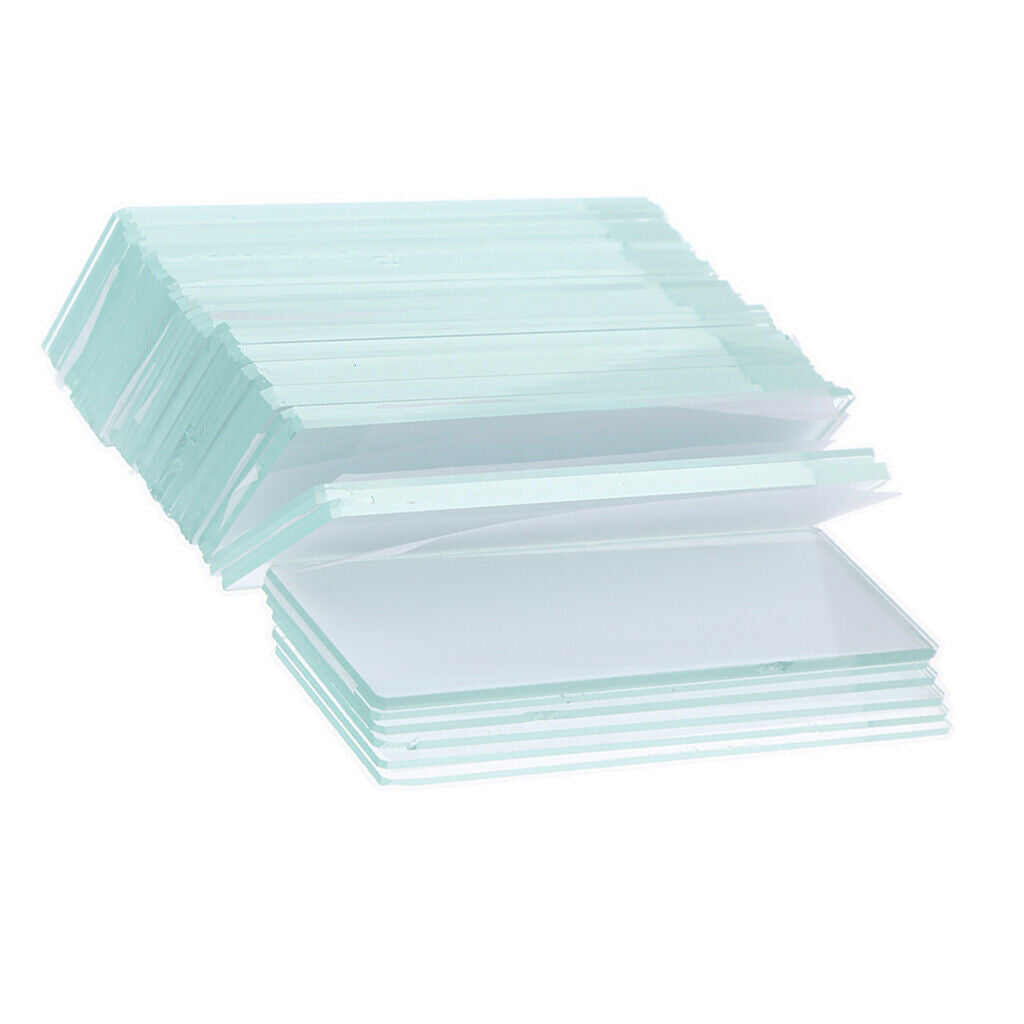 Glass Pre-cleaned Microscope Slides Ground Edge Kids Basic Biological Science