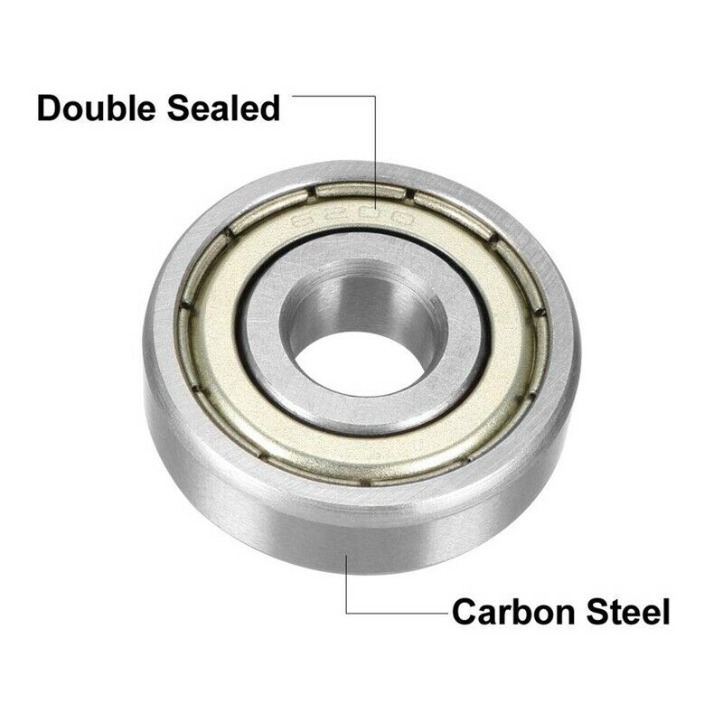 6200Zz Ball Bea Double Shield High Quality Bea 6200Zz High Carbon Steel Bea V2H4