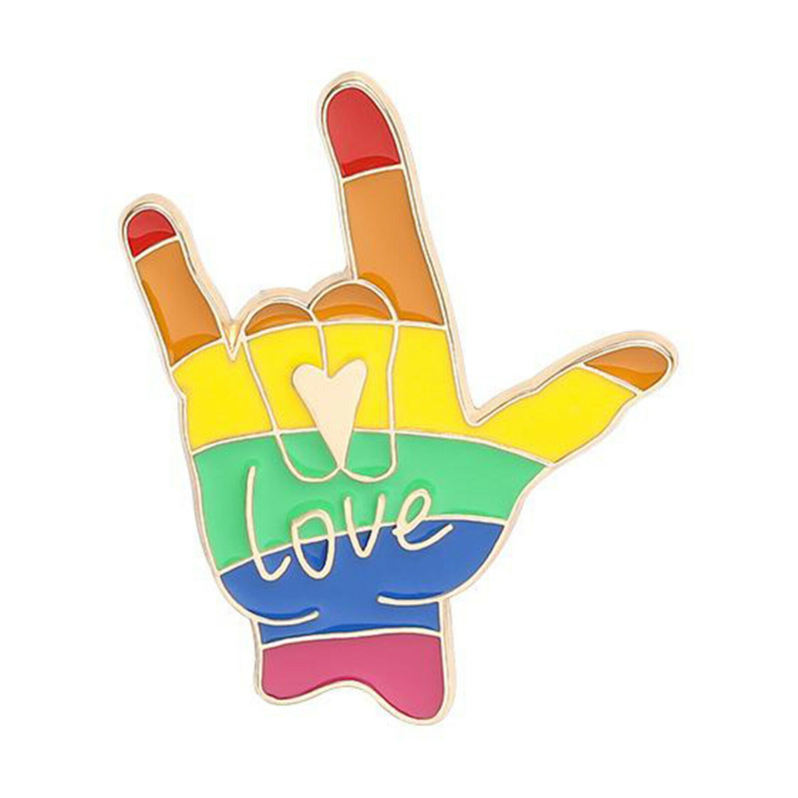 7pcs Novelty Brooch Shawl Shirts Safety Pins Rainbow Type for Women Girls