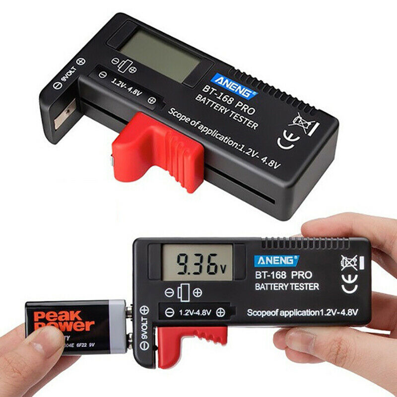 Digital Battery Capacity Volt Tester Check Battery Voltage Current Meter Tes C!