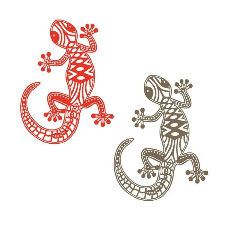 Gecko Metal Cutting Dies Stencil Scrapbooking DIY Album Stamp Paper Card Emboss