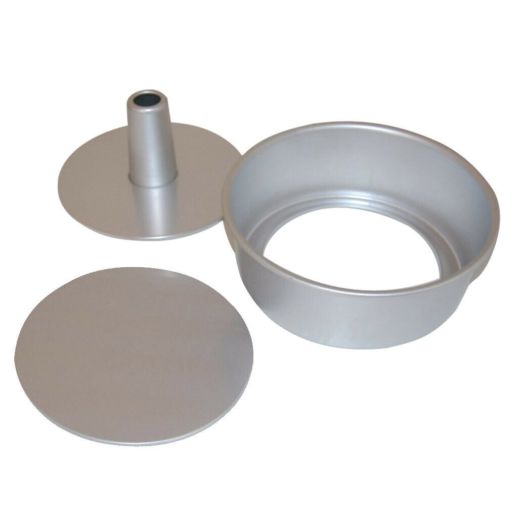 6 &8 Inch Aluminum Round Chiffon Cake Mold Nonstick Angel Food Cake Pan
