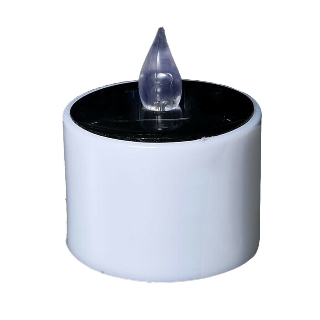 4x Solar Flameless LED Candle Tea Light for Wedding Memorial Bar Home Decor