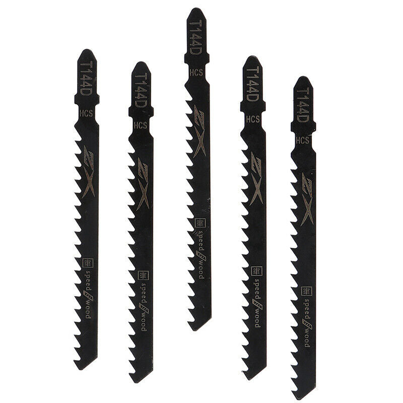 5 Pcs/set Metallic T144D Faster Jigsaw Blades Wood Cutter Saw BladeDD