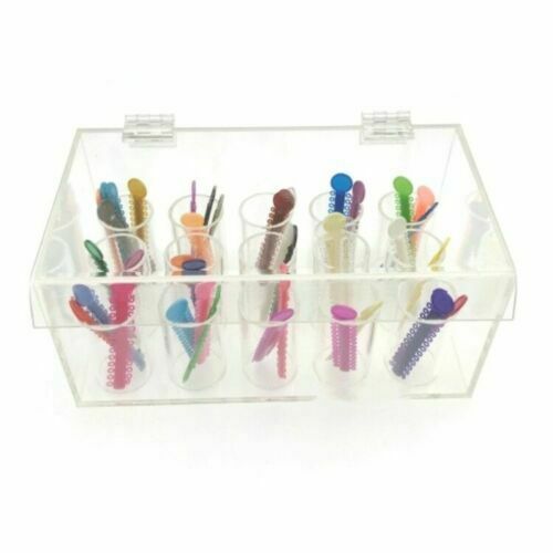 Dental Orthodontic Ligature Tie Holder Storage Box Acrylic Transparent Container