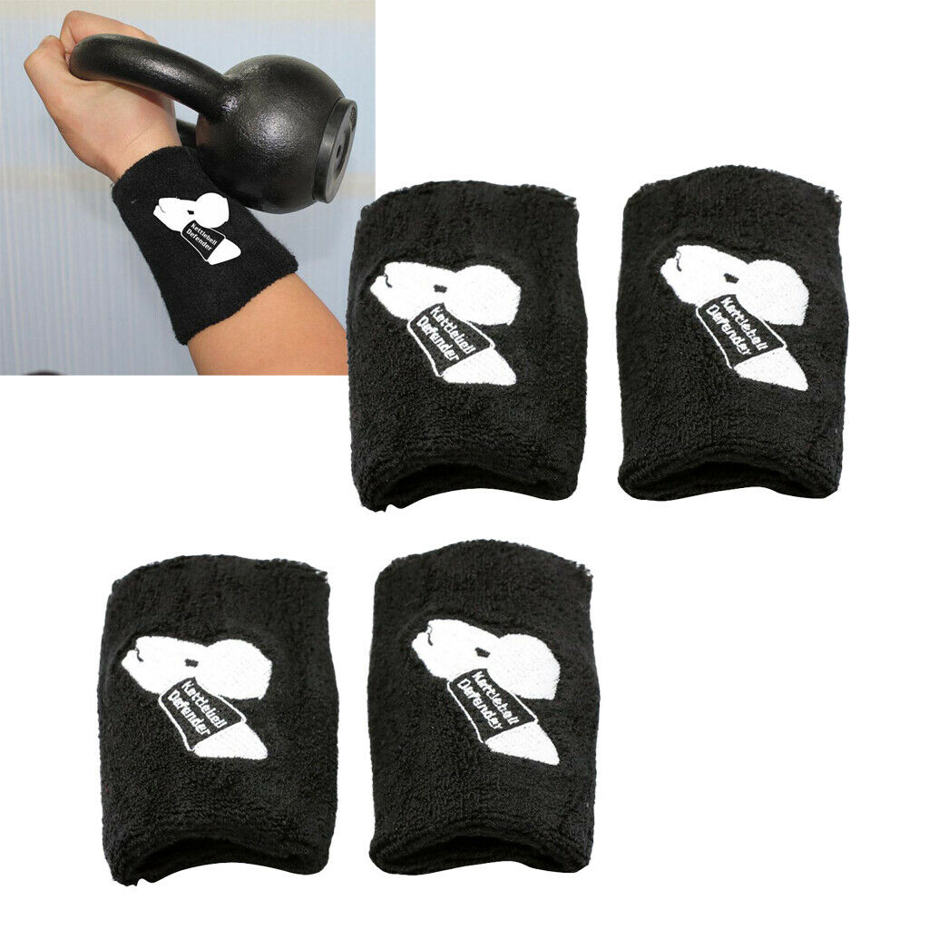 2Pairs Kettlebell Sports Training Wrist Support for Fitness, Weightlifting,