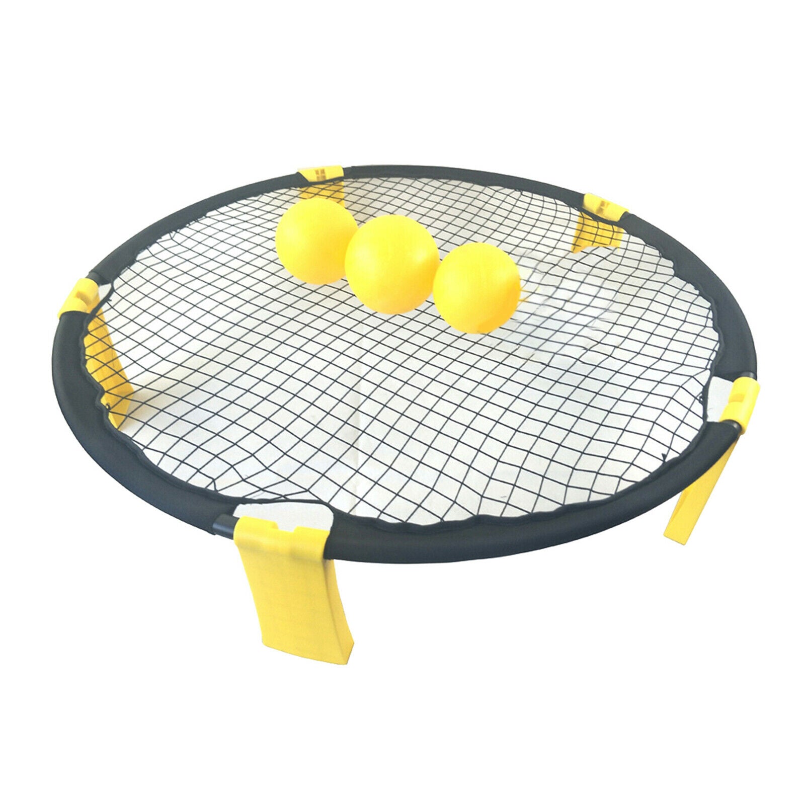 Beach Volleyball Buzz Ball Spike Battle Game Team Games w/ 3 Balls Park