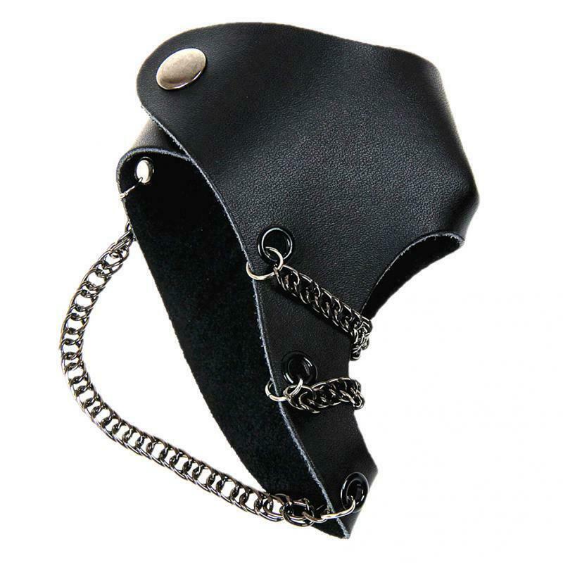 Blesiya Hand Guard Chain PU Leather Bracelet Bangle Biker Punk Rock Jewelry