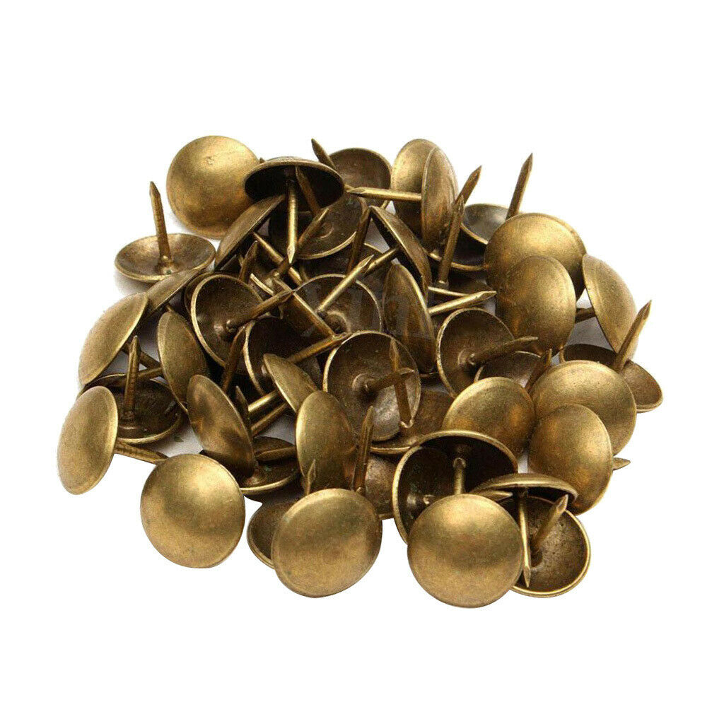 400pcs Round Domed Head Upholstery Tacks Furniture Nails Pins Upholstery Pins