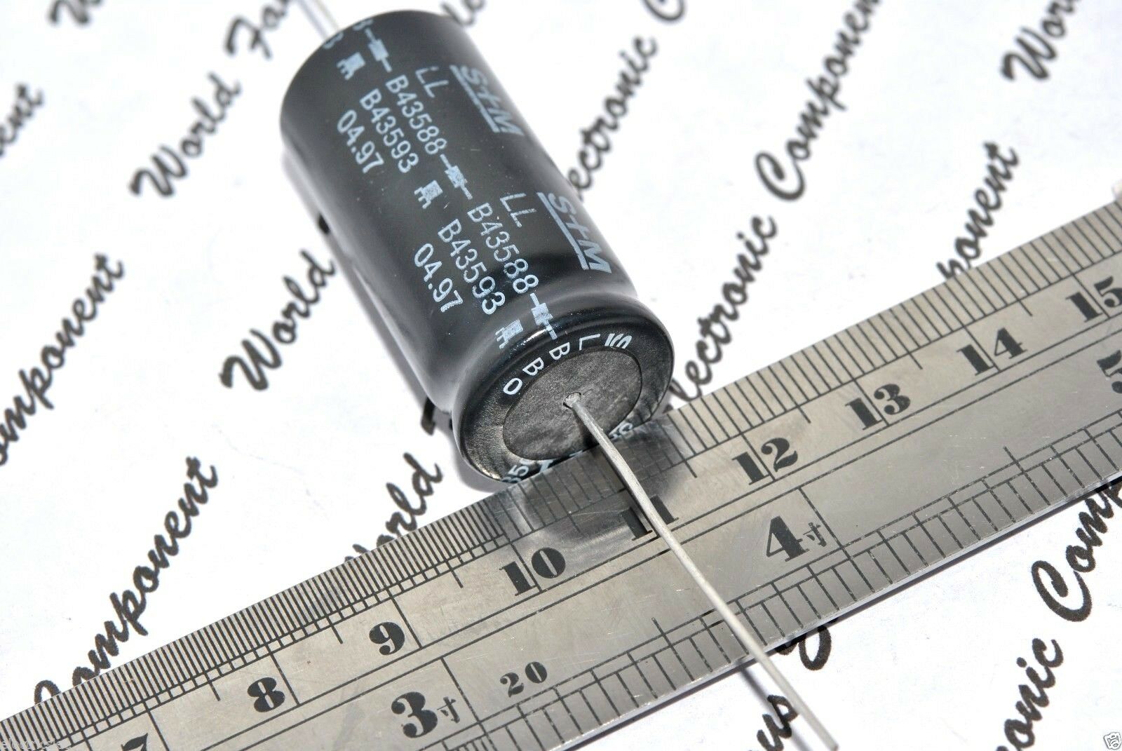 1pcs - SIEMENS 47uF (47uF) 350V Axial Capacitor - B43588-D4476-T GERMANY