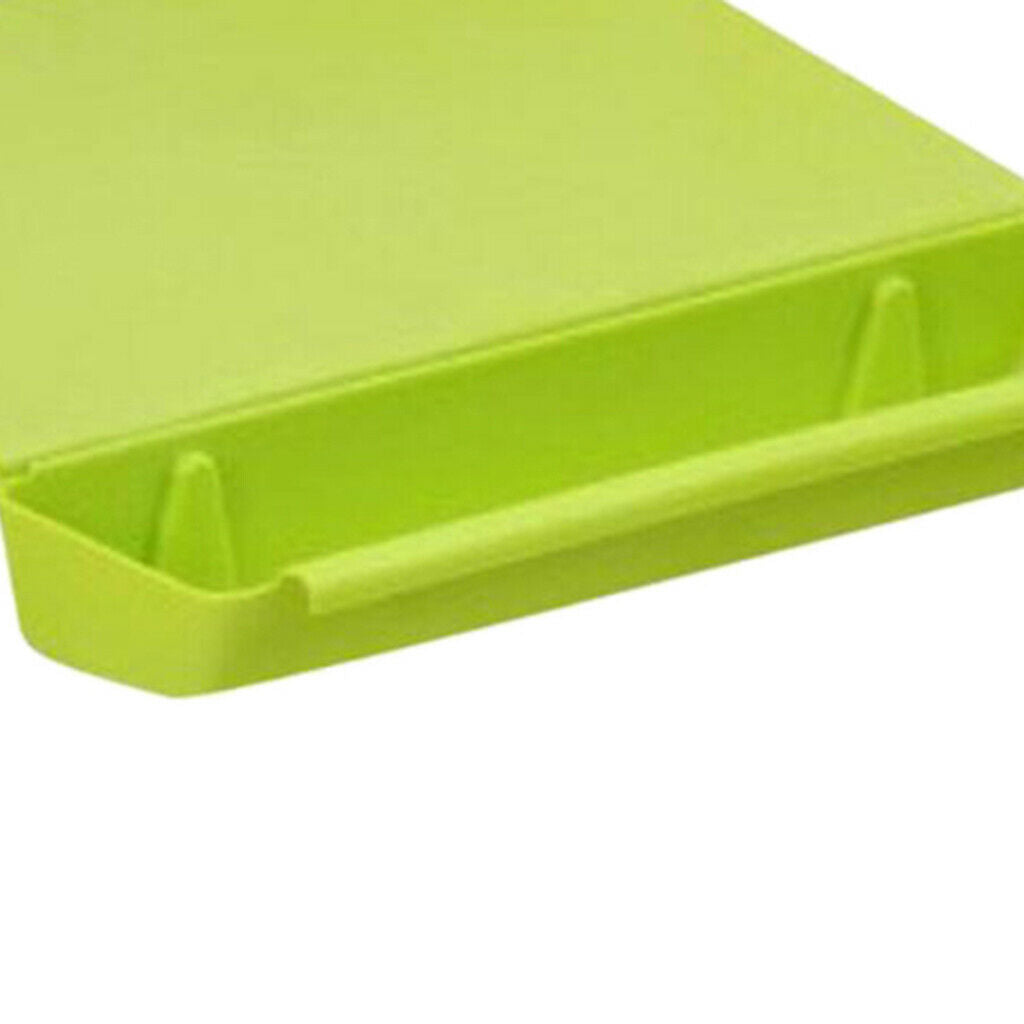 Detachable Cutting Chopping Board w/ Vegetable Storage Groove Durable Green