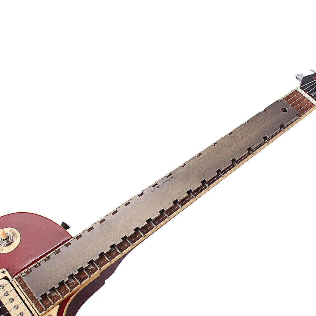 1x Guitar Neck Notched Straight Edge for   Guitars Repiar Kit