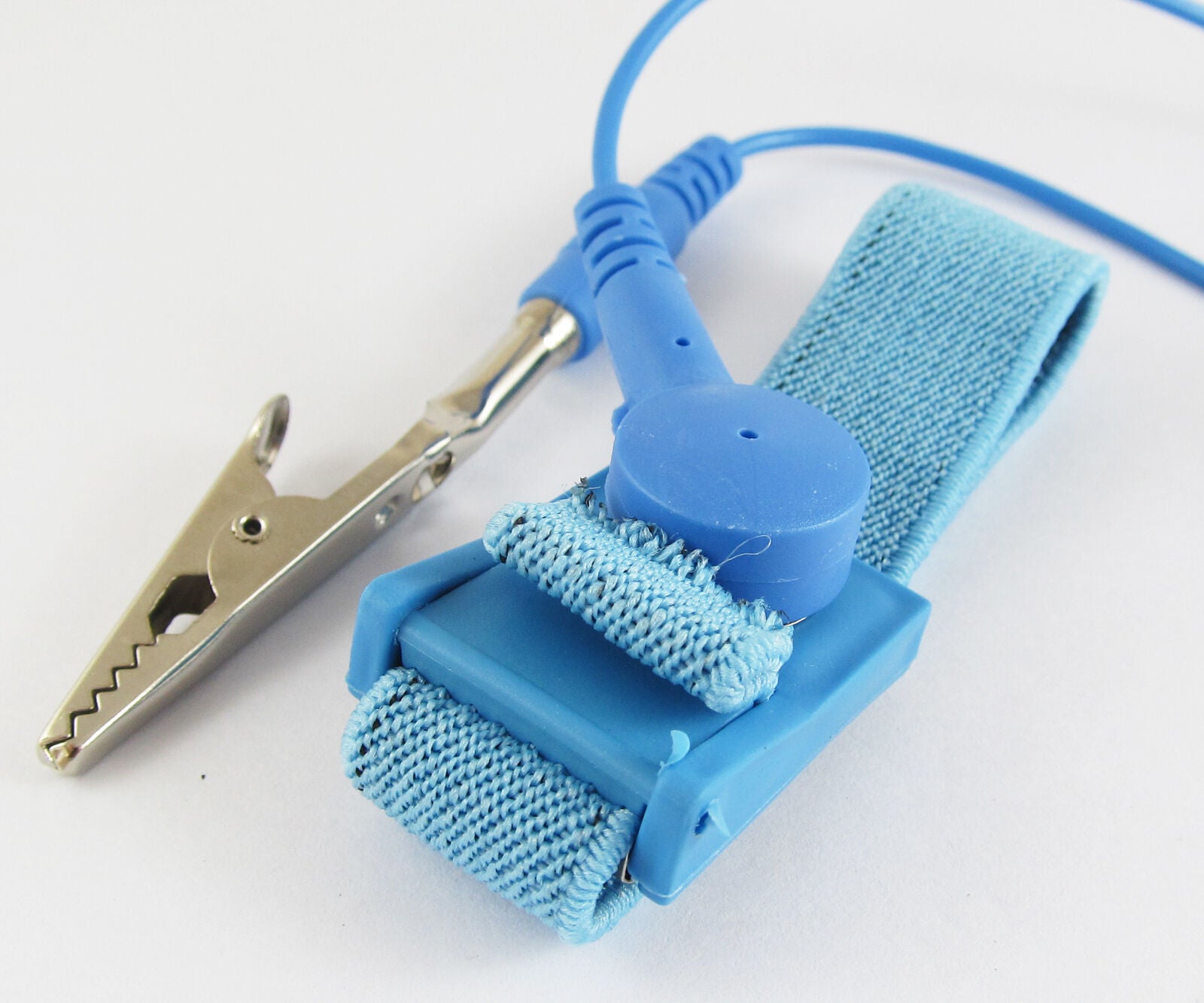 10pcs Anti Static Antistatic ESD Adjustable Wrist Strap Band Grounding Wire Blue