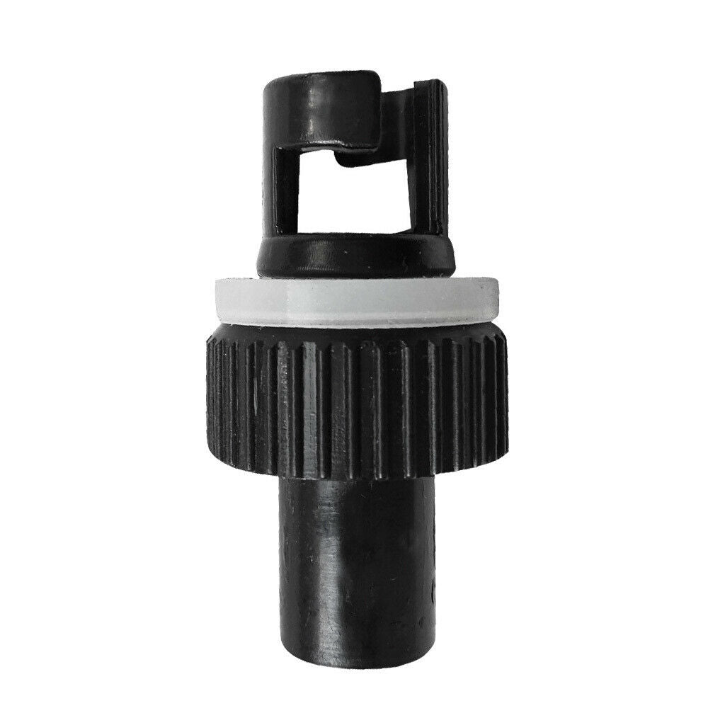 Inflatable boat valve adapter
